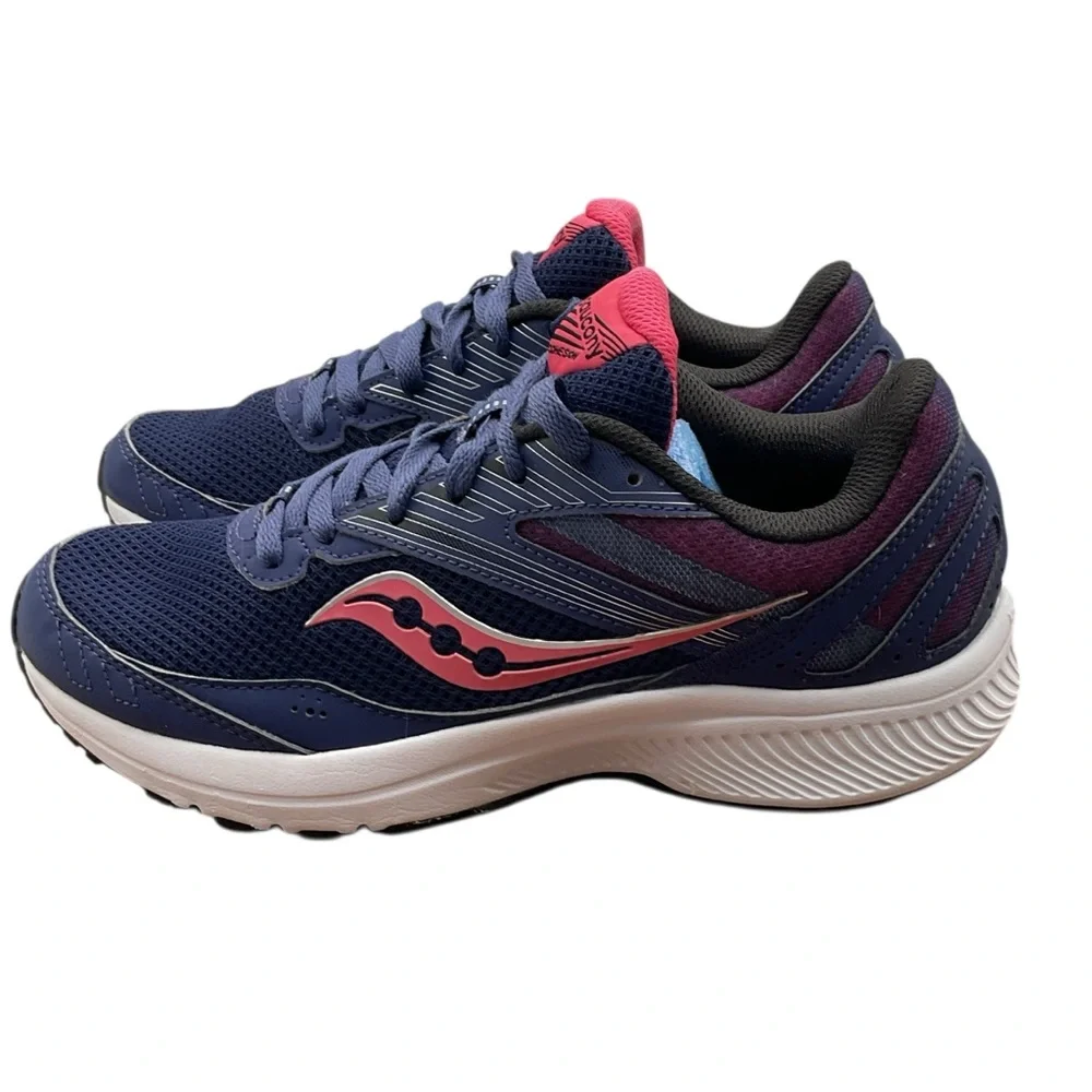 Saucony‎ Blue and Pink Athletic Sneakers